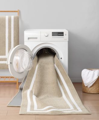 Double Border Runner Rug, 26" x 45"