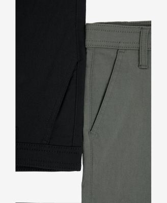 Little Boys 2 Pack Flex Waist Nylon Shorts