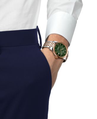 Men's Powermatic Green Dial Stainless Steel Watch, 39.30mm