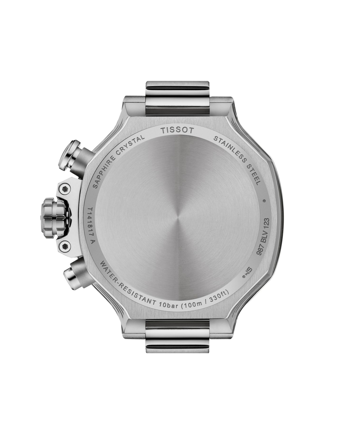 Unisex Black Dial Rubber Strap Watch, 38mm