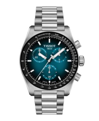 Men's Mineral Quartz Chronograph Stainless Steel Watch, 40mm