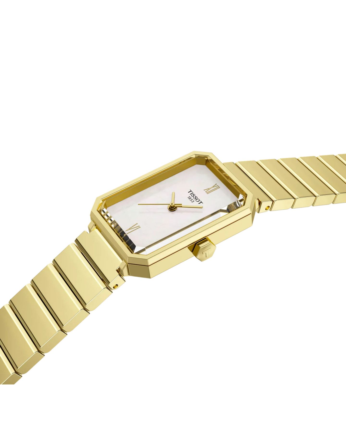 Женские часы Tissot Gold Tone Stainless Steel Watch, 21.80mm — фото 5