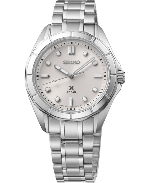 Женские часы Seiko Prospex Sea Series Stainless Steel Bracelet Watch, 34mm