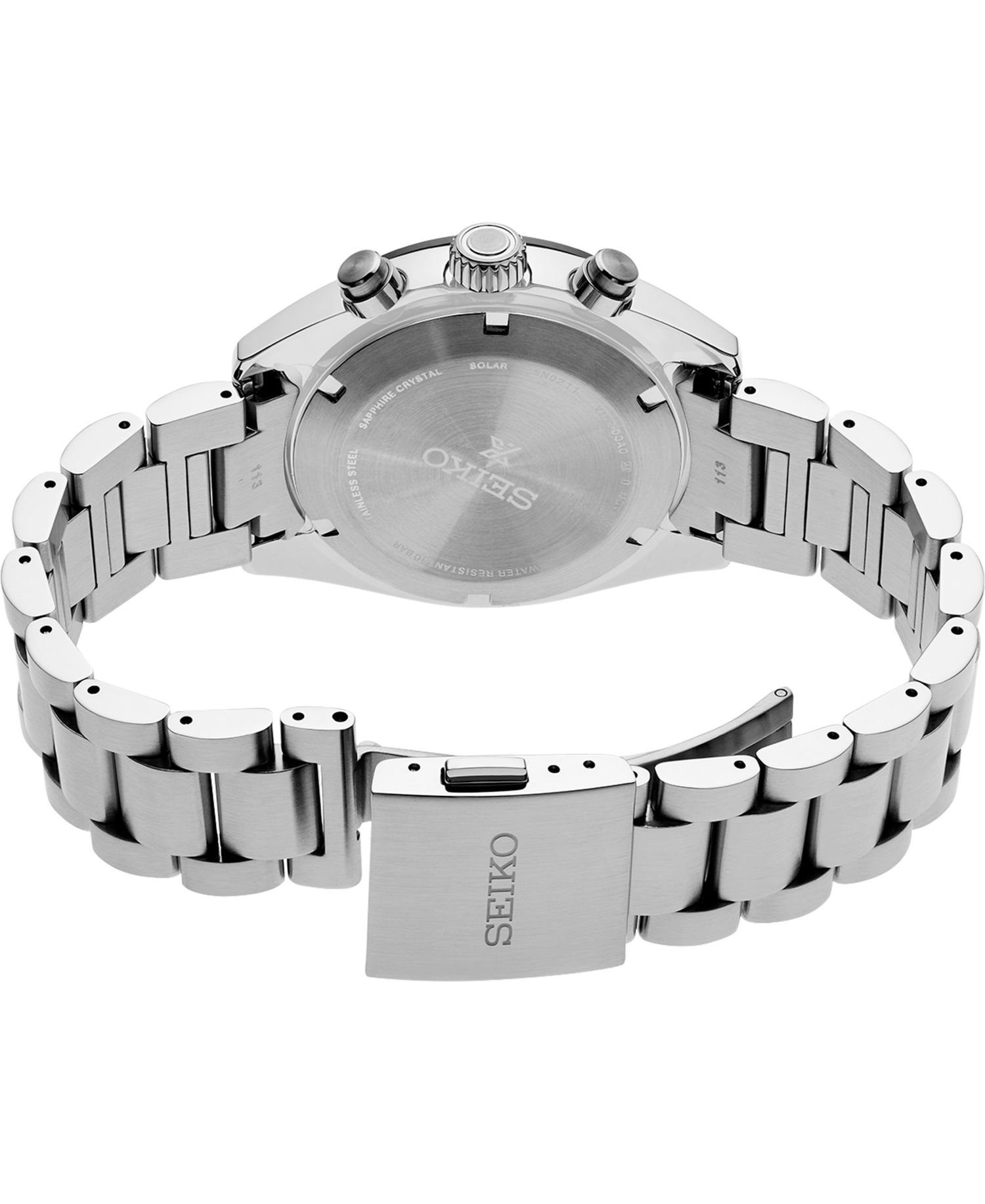 Men's Chronograph Prospex Speedtimer Solar Stainless Steel Bracelet Watch 39mm