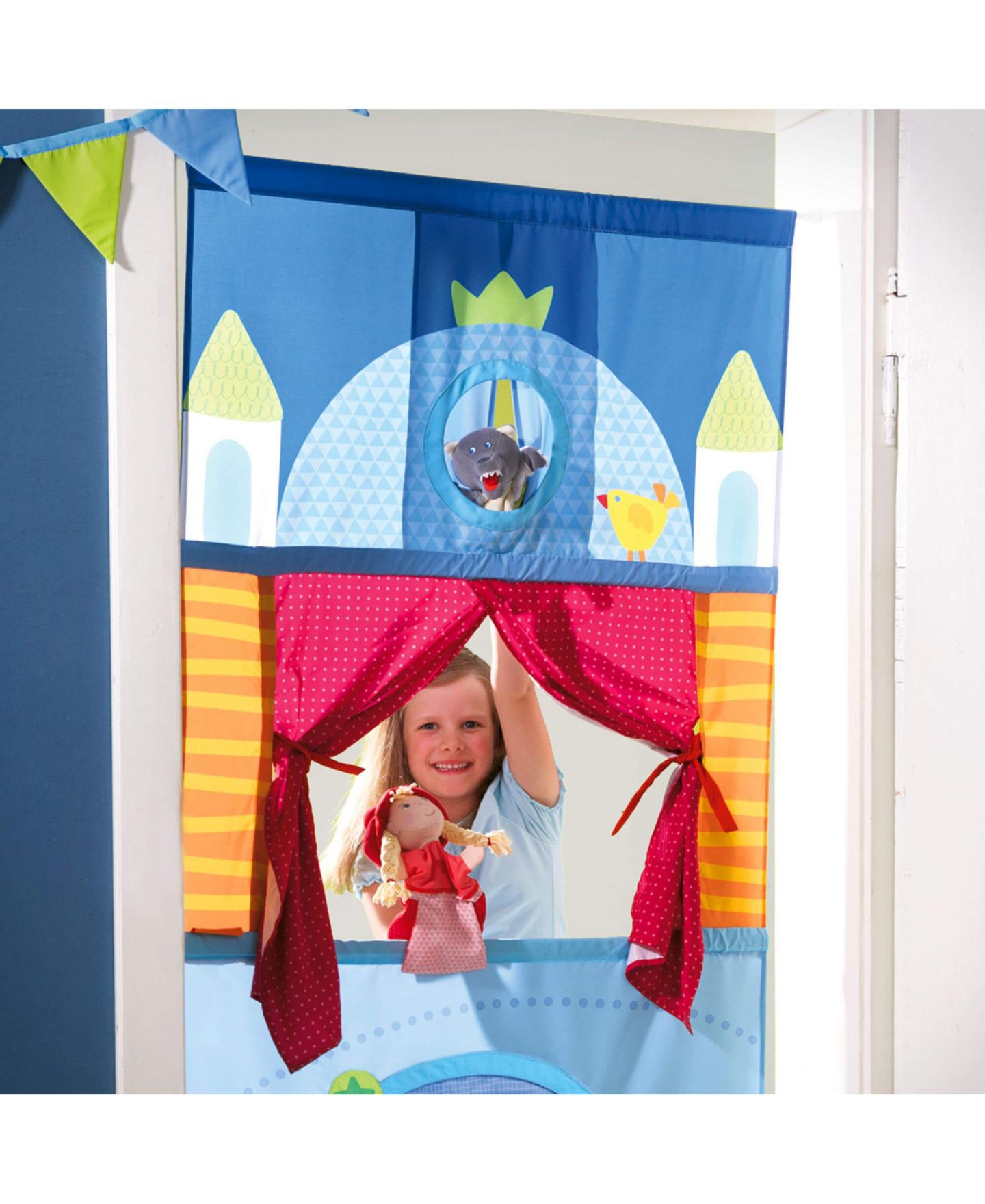 Детская игрушка Haba Adjustable Doorway Folding Puppet Theater, Ages 3+ — фото 5