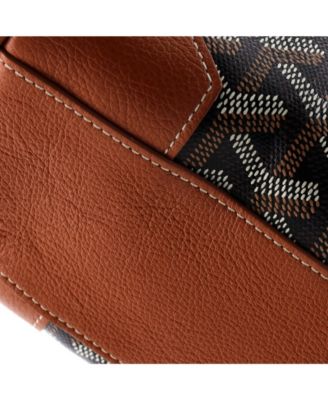 Mini Saigon Top Handle Bag Coated Canvas with Leather