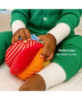 Rainbow Baby Ball - Machine Washable Baby Sensory Toys - Ideal Baby Toy for Teething, Tummy Time Toys for Ages 6 Months & up