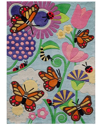 Momeni Lil Mo Whimsy LMJ-26 Butterfly Multi Area Rugs