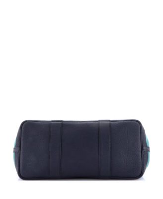 36 Garden Party Tote Toile and Leather