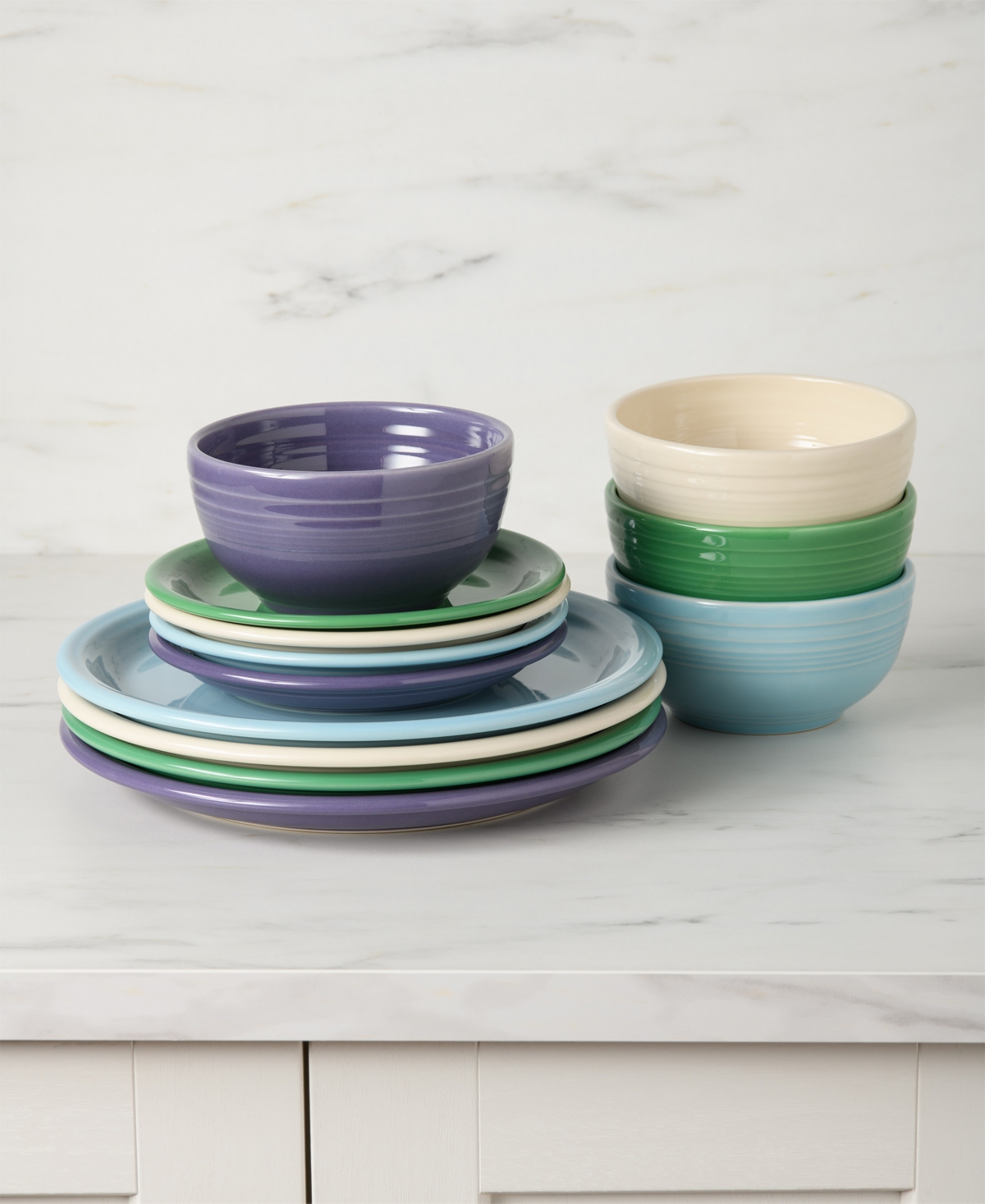 Fiesta Lavender Fields Bistro Coupe 12-Pc. Dinnerware Set, Service For 4