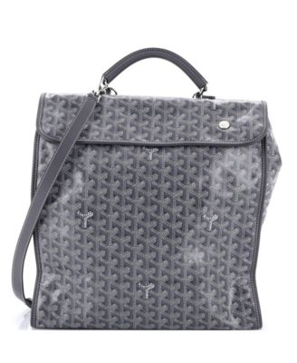 Saint Leger Briefcase Backpack Coated Canvas