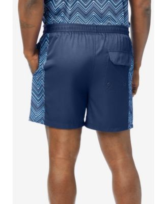 Big & Tall Contrast Swim Shorts With Super Stretch Liner