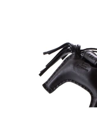 Pre-Owned HERMES PM So Black GriGri Rodeo Bag Charm Leather