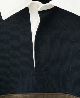 Men's Cotton Polo Sweatshirt