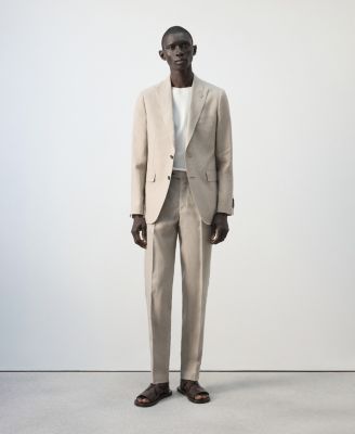 Men's Amalfi Linen Slim-Fit Suit Blazer