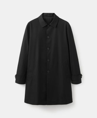 Men's Water-Repellent Pockets Trench Coat