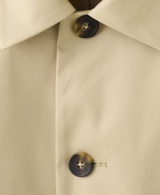 Men's Water-Repellent Pockets Trench Coat