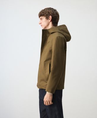 Men's Pockets Water-Repellent Parka