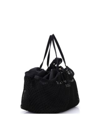 Medium 24/7 Drawstring Tote Mesh and Canvas