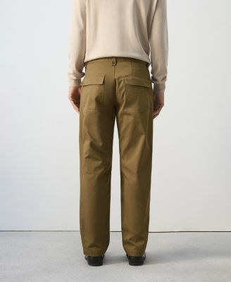 Men's Cotton Patch Pockets Pants