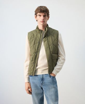 Men's Lightweight Quilted Water-Repellent Quilted Vest