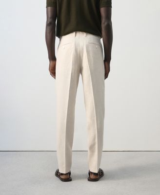 Men's Amalfi Linen Slim-Fit Suit Pants