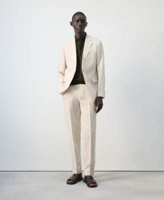 Men's Amalfi Linen Slim-Fit Suit Blazer