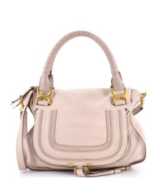 Medium Marcie Satchel Leather