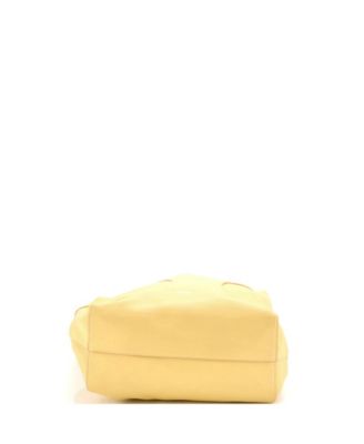 Debossed Cut-Out Hobo Bag Leather