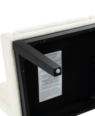 Macai 9-Pc. Wood Dining Set (Rectangular Table + 8 Upholstered Side Chairs)