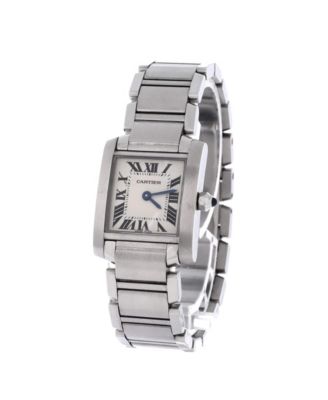 Tank Francaise Quartz Watch in Stainless Steel 20mm
