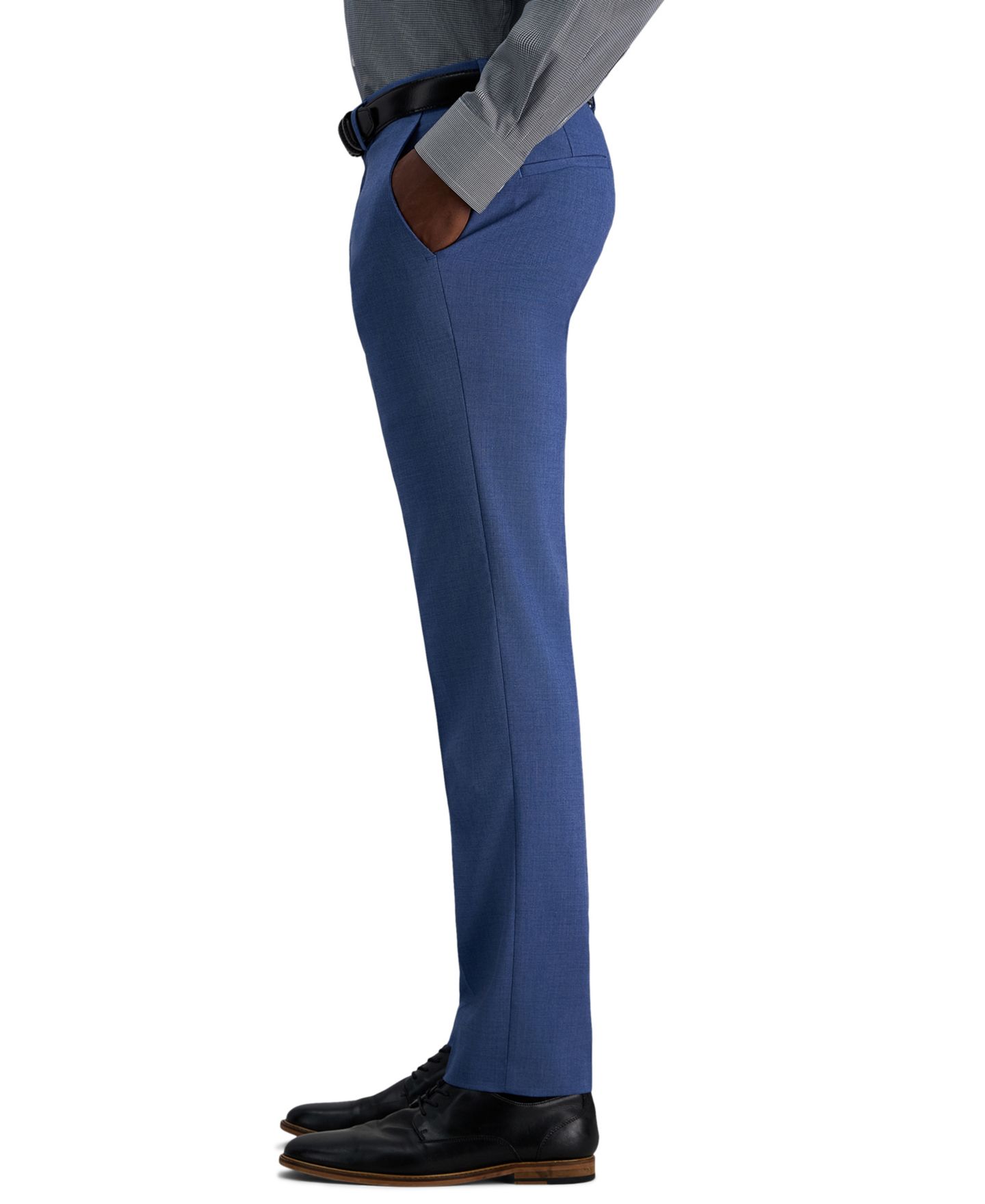 Мужские брюки Kenneth Cole Reaction Slim-Fit Dress Pants, цвет: Лазурный — фото 4