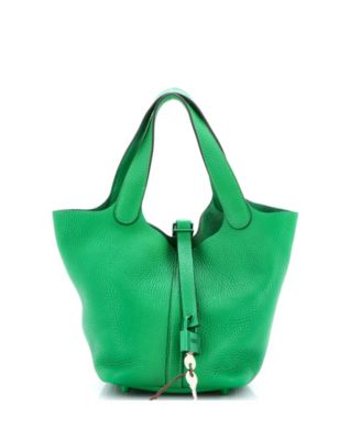 PM Monochrome Picotin Lock Bag Clemence