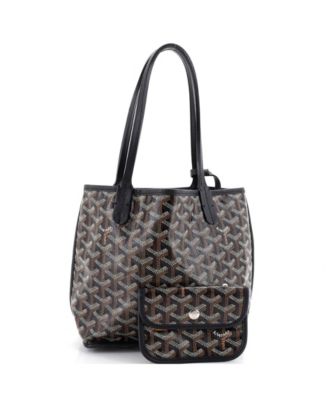 Mini Anjou Reversible Tote Coated Canvas