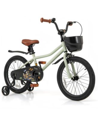 18 Inch Kids Bike Adjustable with Training Wheels