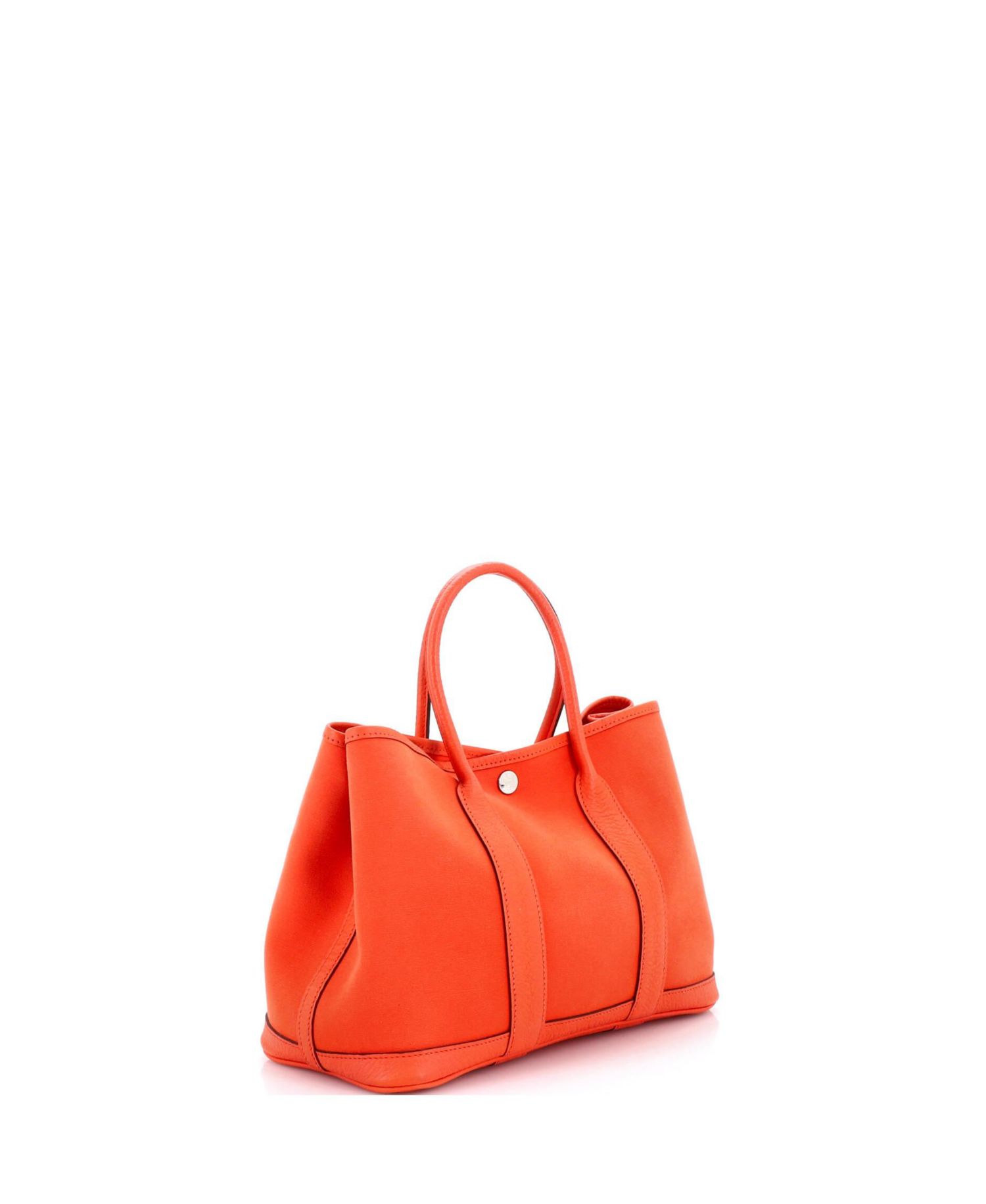 30 Garden Party Tote Toile and Leather