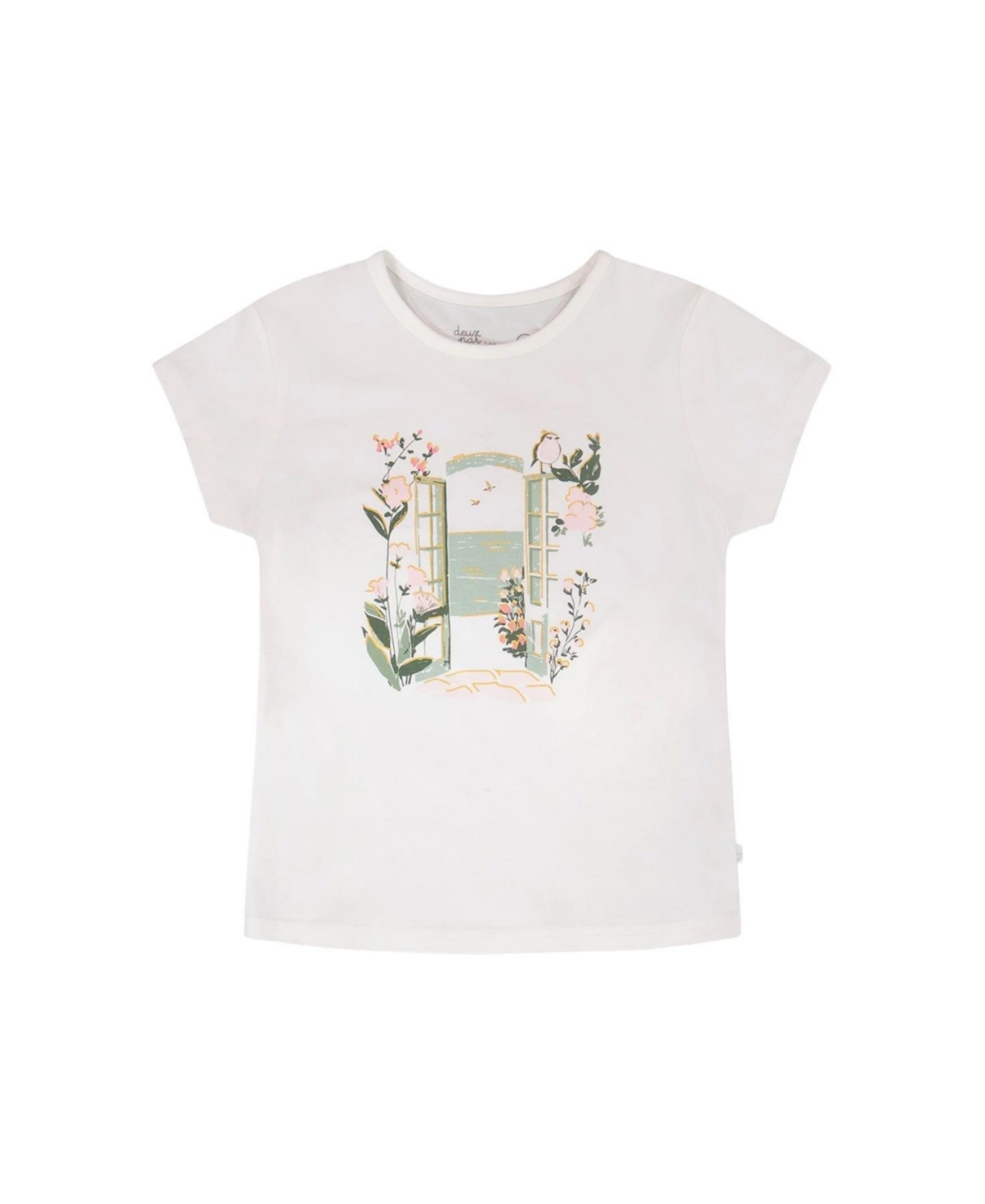 Deux par Deux Big Girls ganic Cotton Jersey T-Shirt