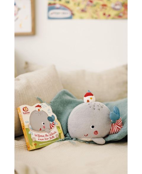 Детские мягкие игрушки Bababoo and friends Wilma Whale Book and Plush Set, цвет: Open Miscellaneous