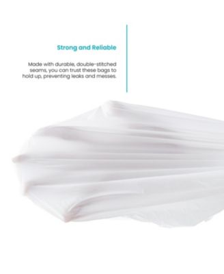 Code 45S Drawstring Kitchen Trash Bags Custom Fit for 12 Gallon Bins, 30-Count