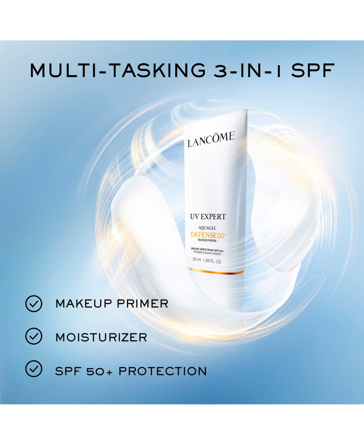 Lancome Uv Expert Aquagel Defense Spf 50+ Primer and Moisturizer