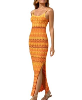 Women's Flicker Chevron Cover-Up Maxi Beach Dress