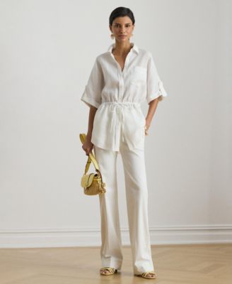 Women's Point Collar Tunic Shirt