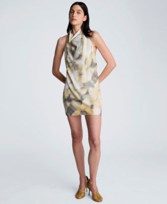 Women's Mock Neck Mini Dress