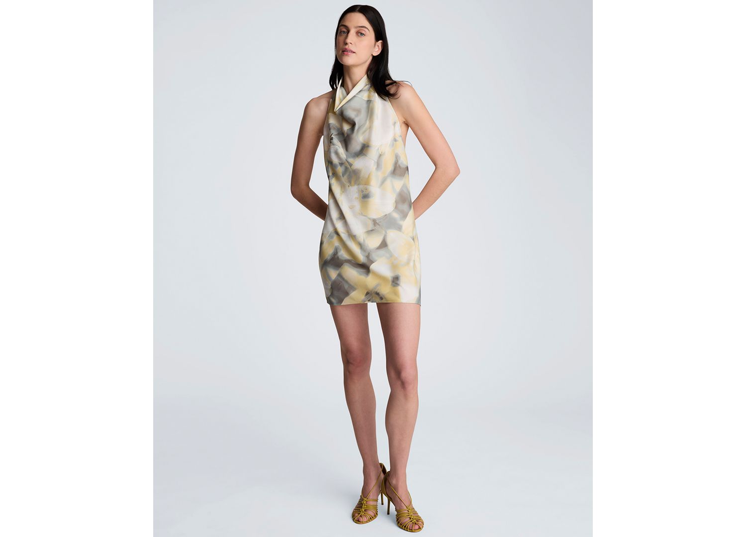 Women's Mock Neck Mini Dress