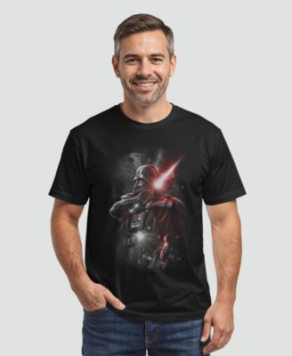 Men's Star Wars Darth Vader Lightsaber Portrait Short Sleeve T-shirt