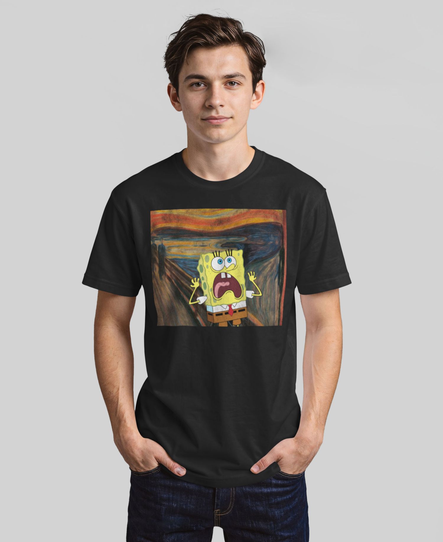 Men's Sponge Scream Short-Sleeve Crew T-Shirt