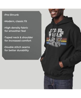 Men's Star Wars Vintage-Like Falcon Fleece Pullover Hoodie