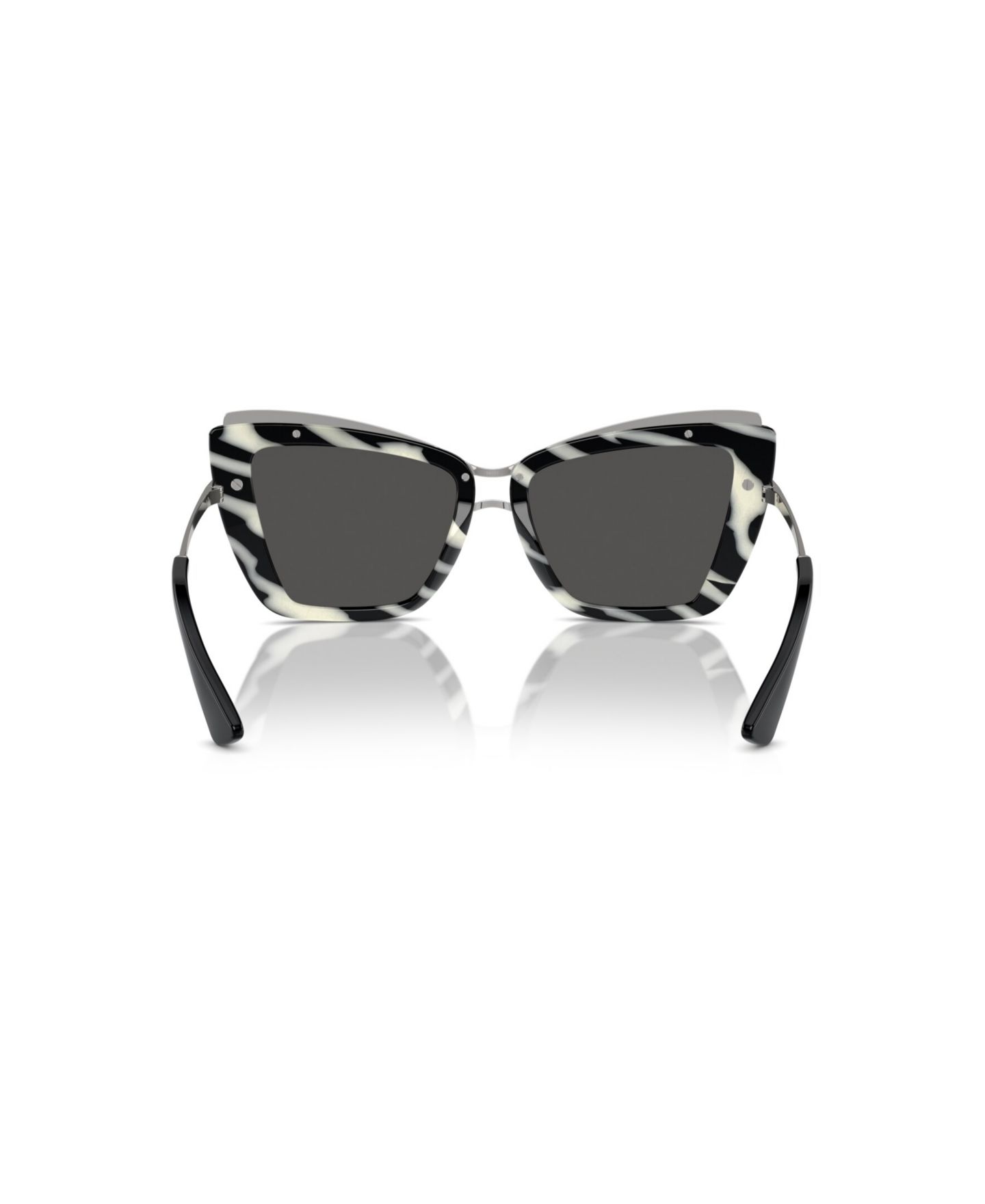 Женские солнцезащитные очки Dolce&Gabbana Cat Eye Sunglasses DG4472, цвет: Тёмный серый — фото 4