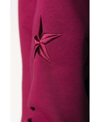 Women's Colorful Rebel Stars Embro Clean Hoodie Sweatshirts