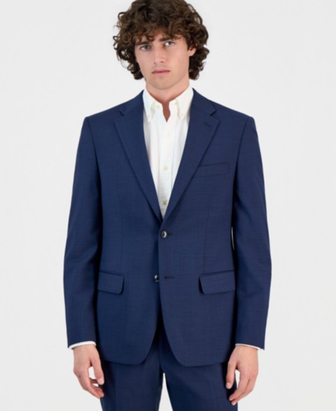 Мужские куртки Tommy Hilfiger Men's Modern-Fit Wool TH-Flex Stretch Suit Separates Jacket